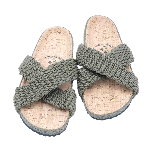 Vegan Sandals with supportive cork soles