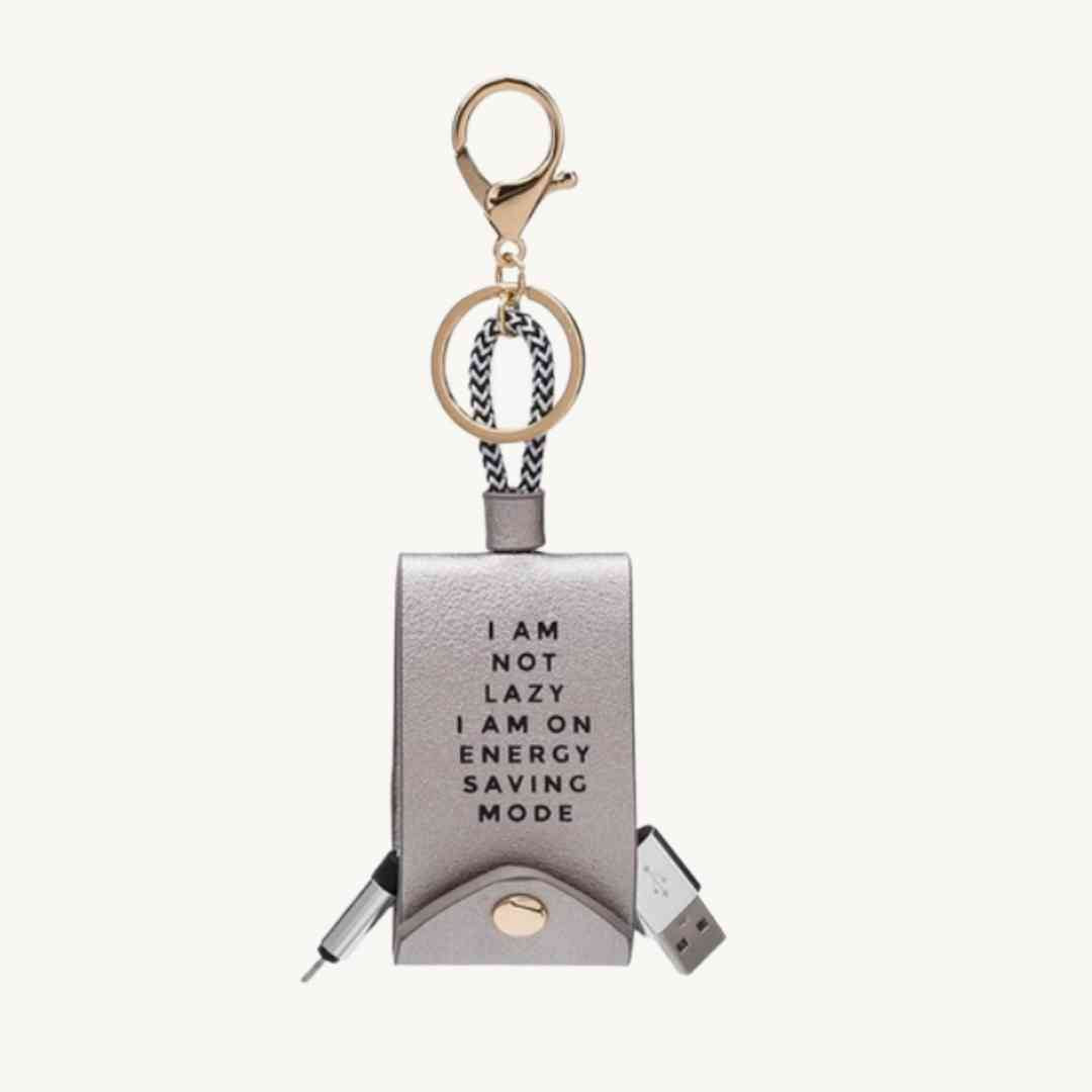 Power in Motion Duo: Spacious, Puffer Vegan Tote with Portable iPhone Charger