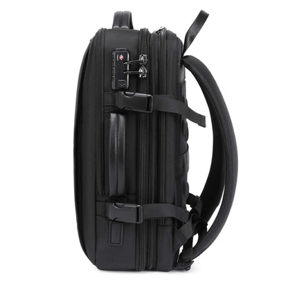 Expandable Travel Vegan Backpack with Laptop Compartment