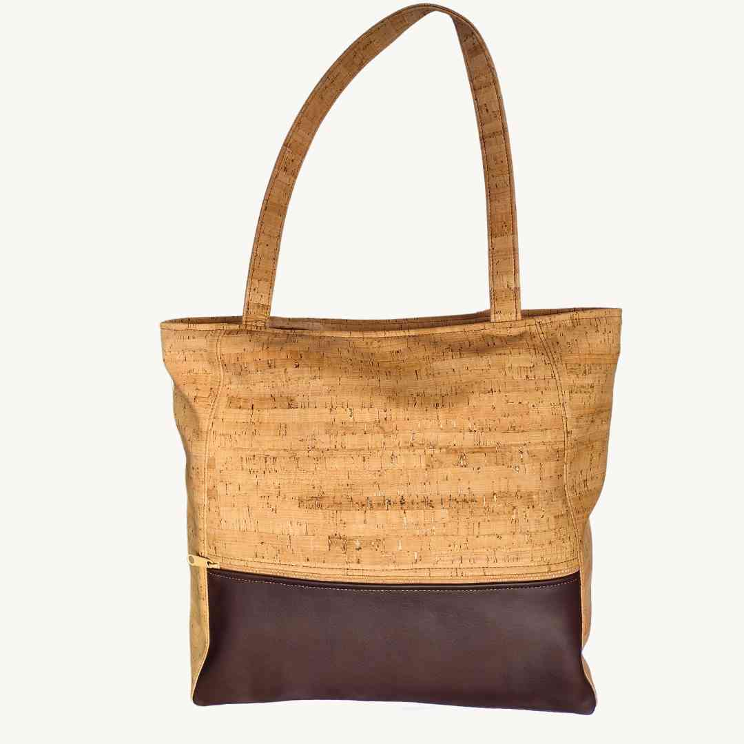 Be Bold Vegan Cork leather tote bag