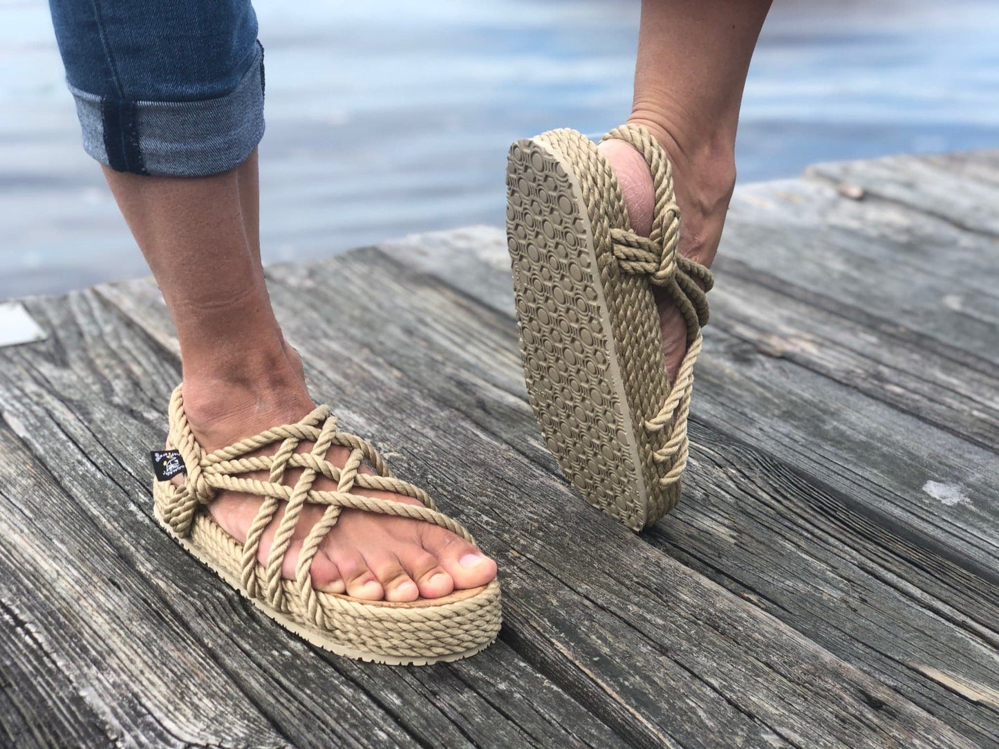 JC Platform Double Decker Vegan Sandals