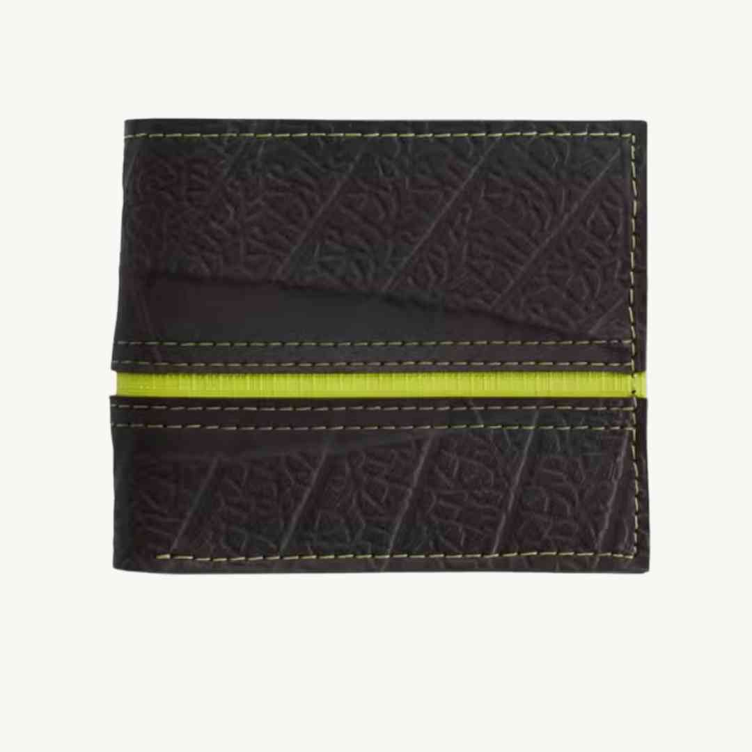 Upcycled Innertube vegan leather wallet