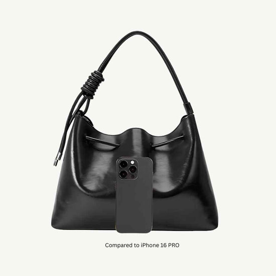sarita recycled vegan top handle bag
