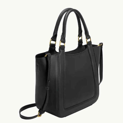 Michelle Tote Bag Vegan Leather in Black