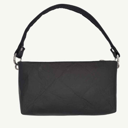 Pinatex vegan leather Georgia Bag in Black