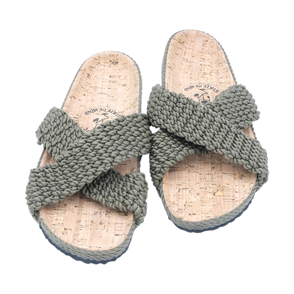 Vegan Sandals with supportive cork soles