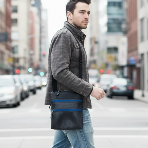 vegan leather crossbody bags for men