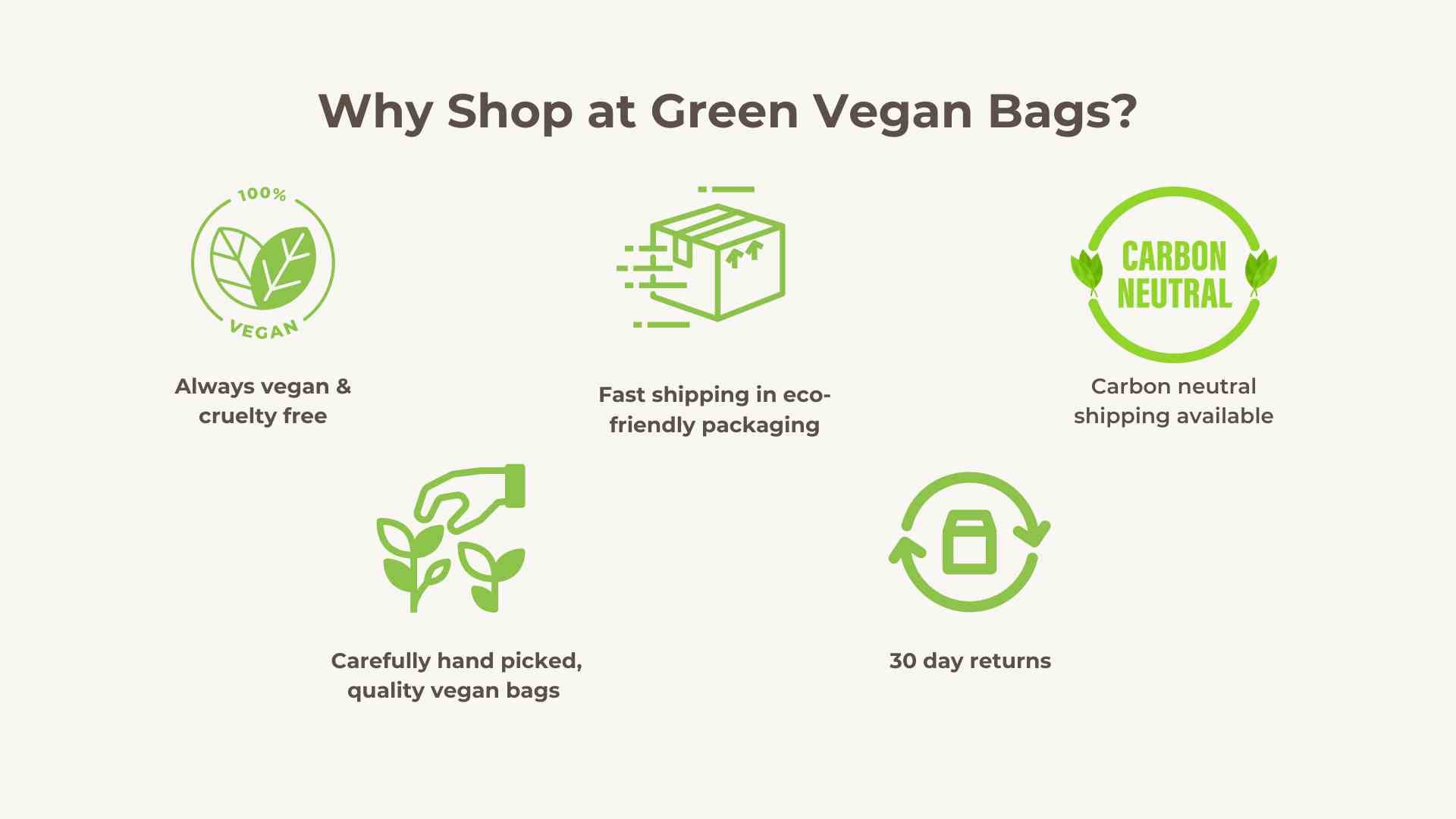 Why Shop at Green Vegan Bags