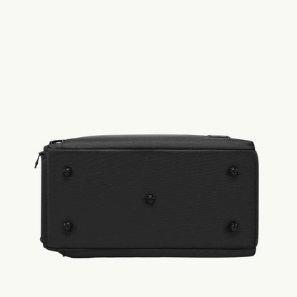 black vegan duffle bag for work and travel  bottom