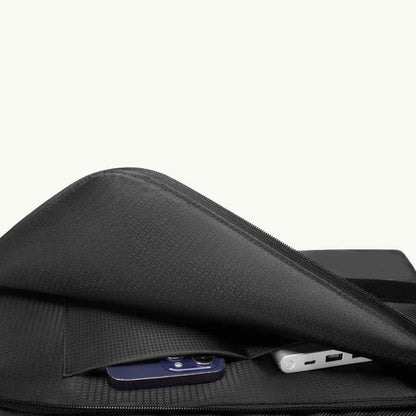 black vegan duffle bag for work and weekends