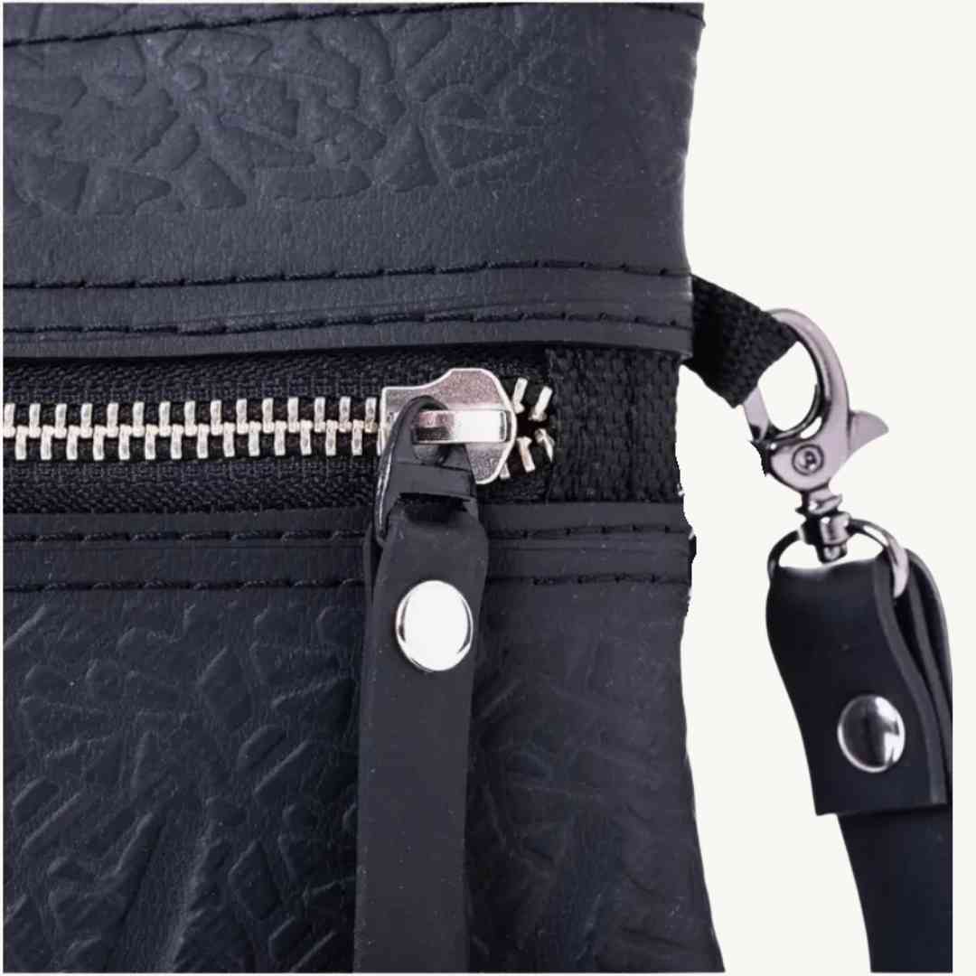 erin wristlet - belt pouch - wallet vegan leather upcycled innertube