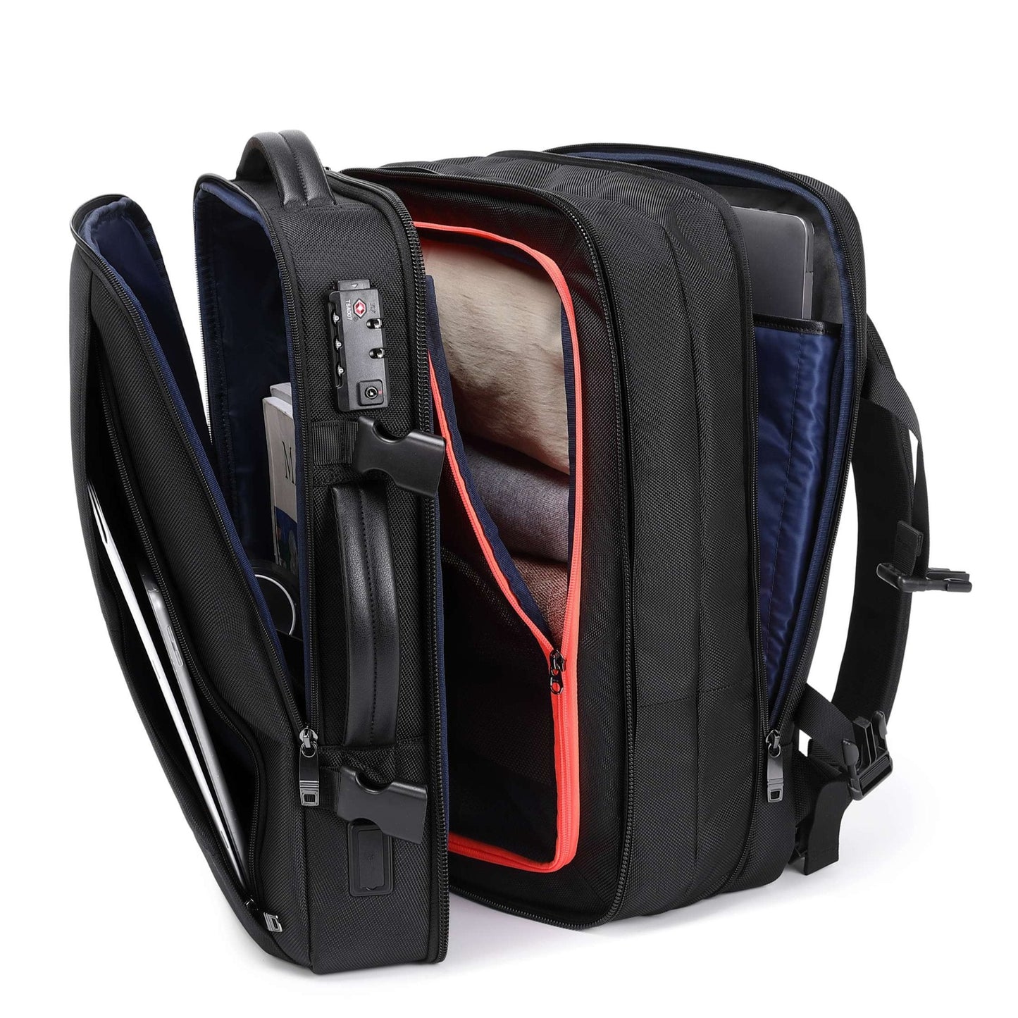 expandable vegan laptop bag