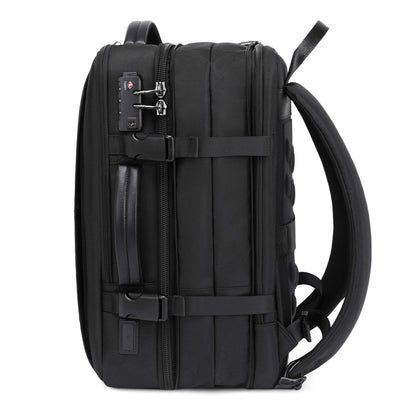 expandable vegan laptop bag and briefcase top