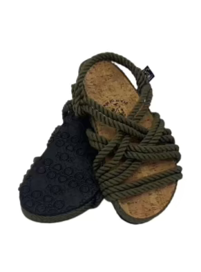 Olive Lounger Vegan Sandals