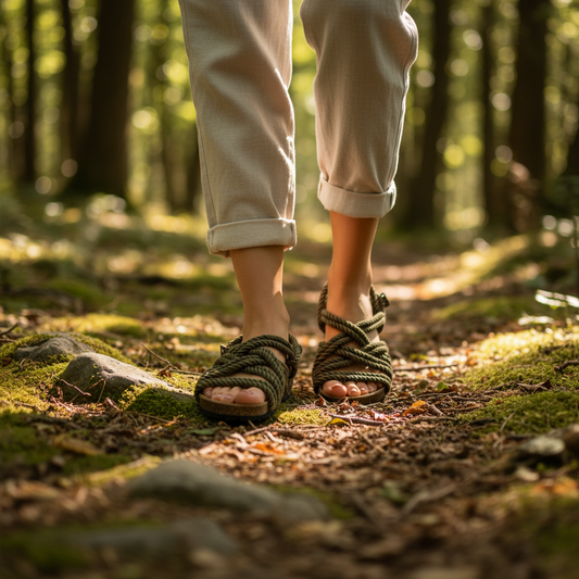Olive Lounger Vegan Sandals