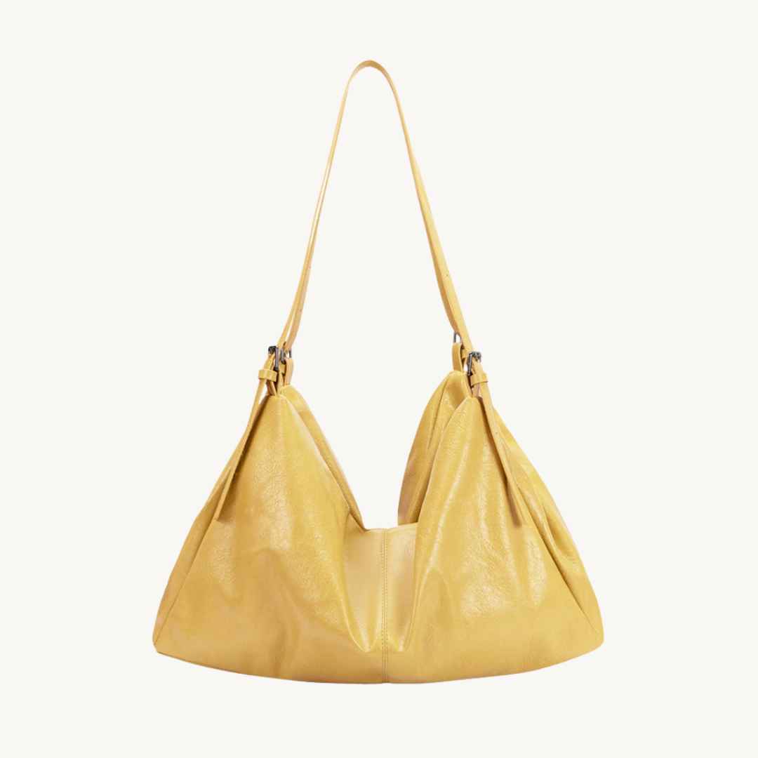 vegan tote bag in yellow