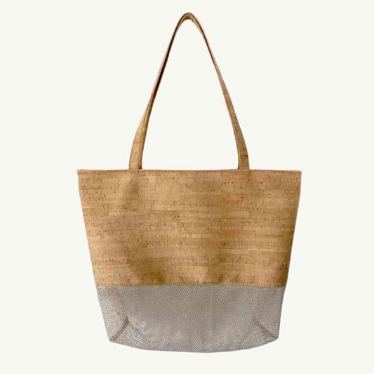 Sandless Beach Bag sustainable vegan cork leather