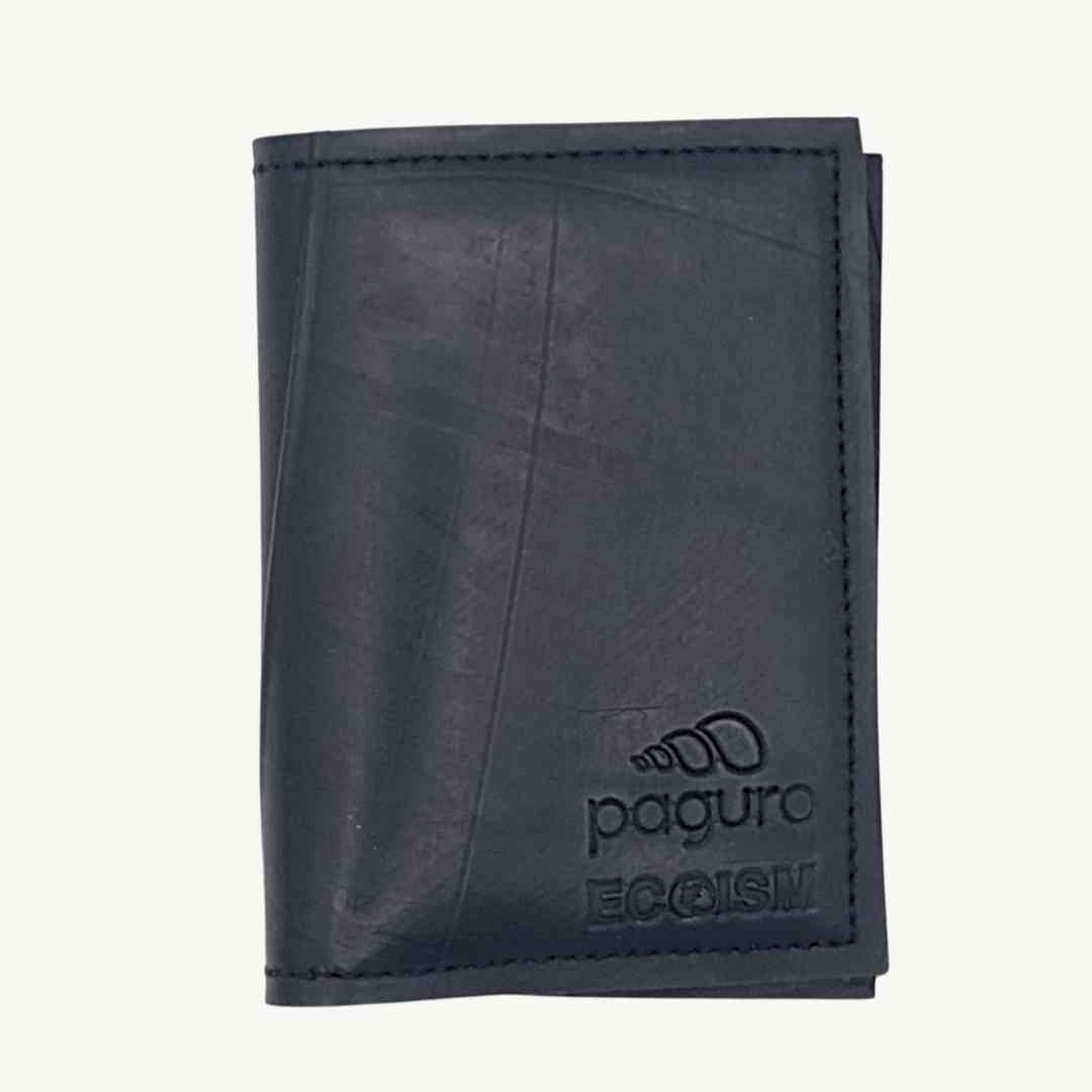 upcycled wallet vegan faux leather wallet handmade from innertube